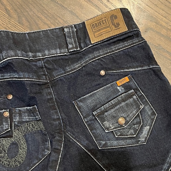 Object Cancelled Reality Pupilla Loose Skirt Jean Black Size 4 (EU34) - Picture 5 of 5